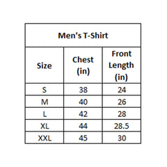 Generic Men's Casual Half sleeve Printed Polyester Crew Neck T-shirt (Blue)