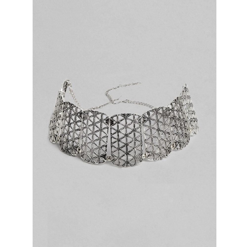 Generisches Damen-Halsband aus rosévergoldeter Legierung (Silber)