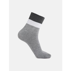 Generic 5 Pairs Men's Casual Cotton Blended Solid Ankle length Socks (Assorted)