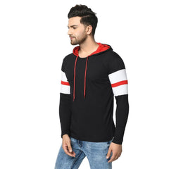 Cotton Solid Full Sleeves Hoodie