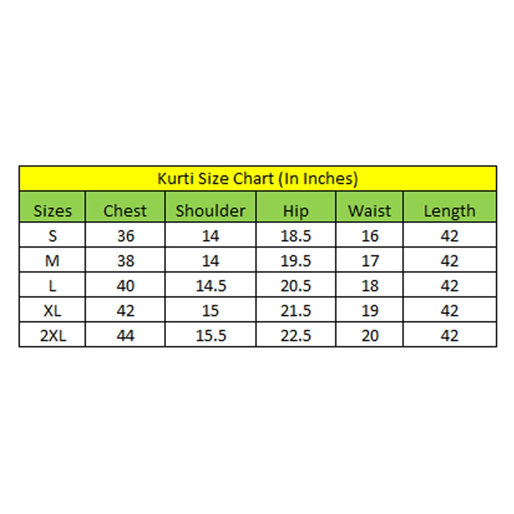 Generisches Damen-Kurti aus Baumwolle mit 3–4-Ärmeln und Stickerei (Schwarz)