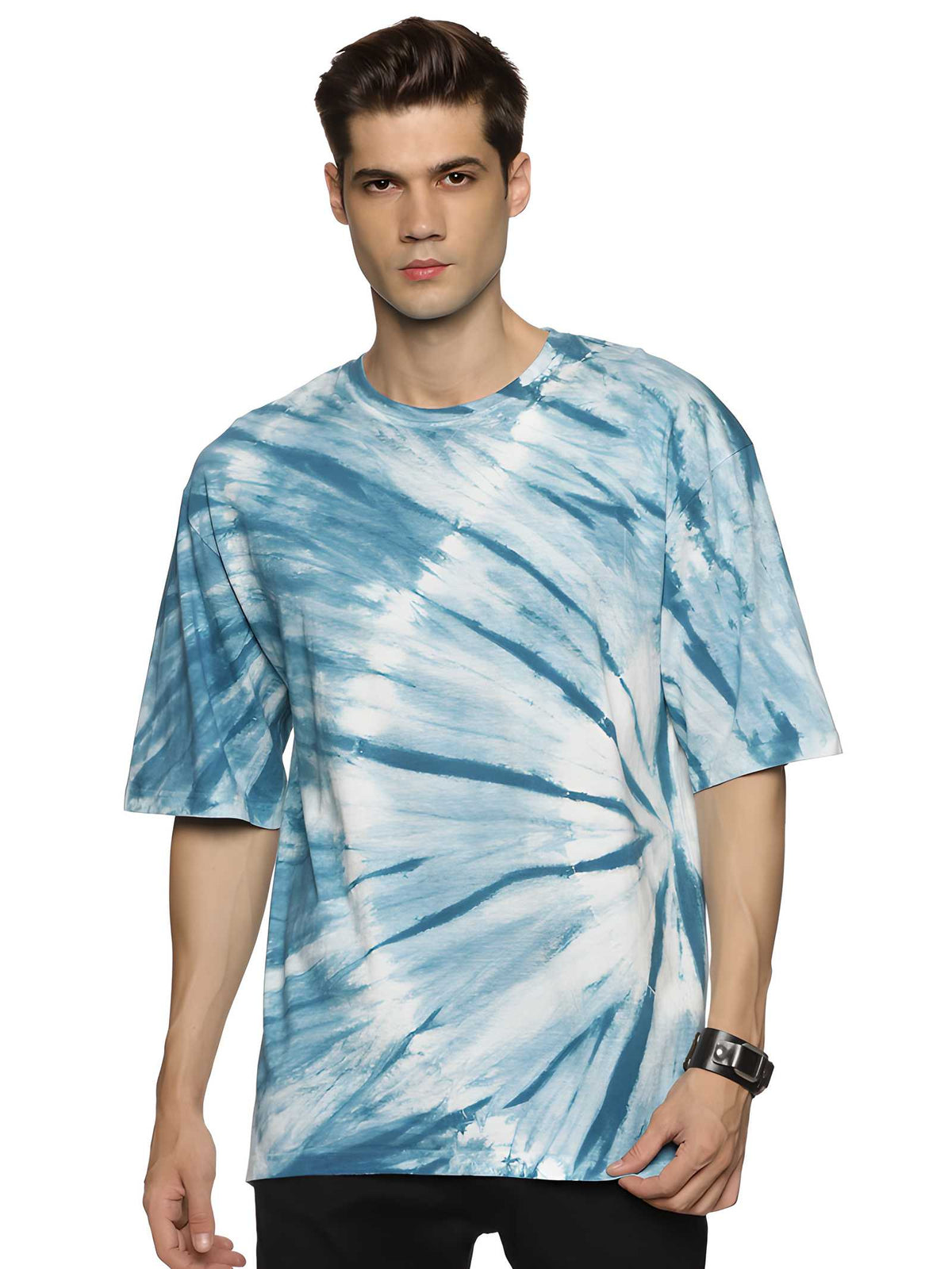 Cotton Printed Half Sleeves Mens Round Neck T-Shirt