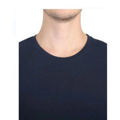 Generic Men's Casual Short Sleeves Cotton Round Neck T-shirt (Black)