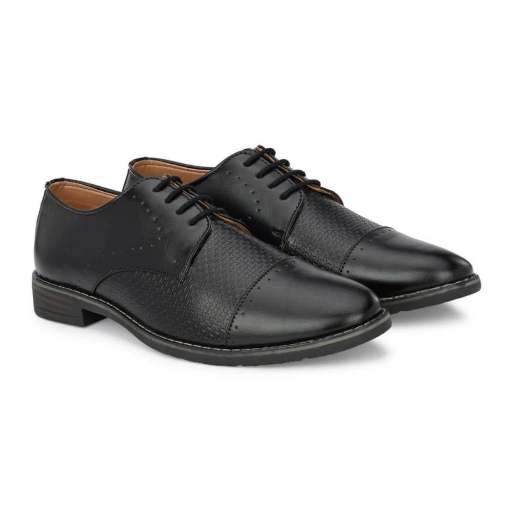 Generic Men's Synthetic Leather Formal Shoes (Black)