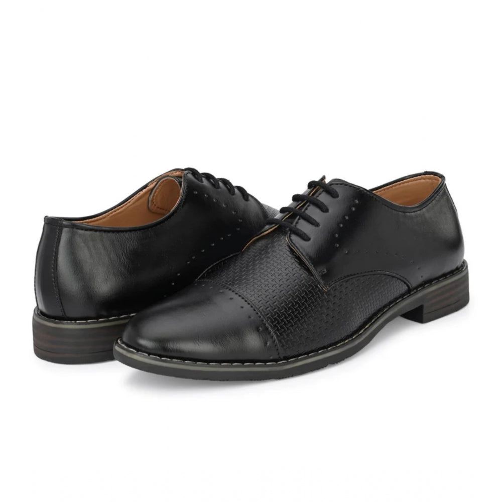 Generic Men's Synthetic Leather Formal Shoes (Black)