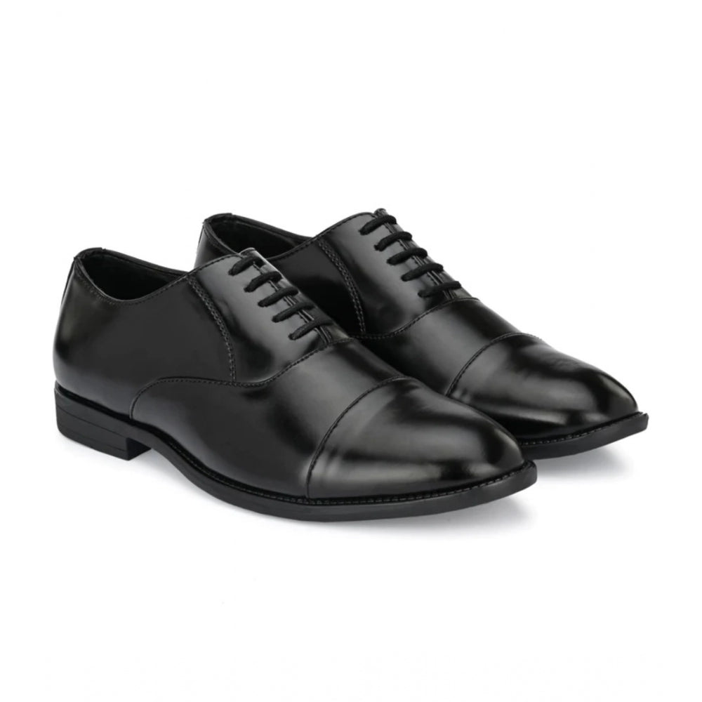 Generic Men's Synthetic Leather Formal Shoes (Black)