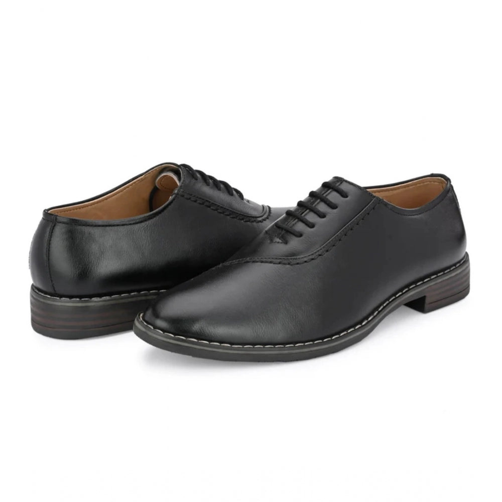 Generic Men's Synthetic Leather Formal Shoes (Black)