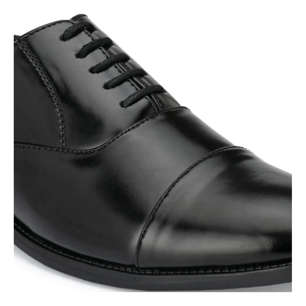 Generic Men's Synthetic Leather Formal Shoes (Black)