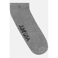 Generic Men's Printed Cotton Spandex Ankle Length Socks (Assorted)