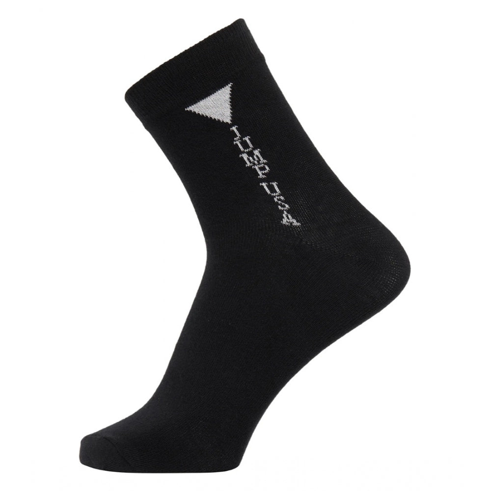 Generic Men's Printed Cotton Spandex Ankle Length Socks (Assorted)