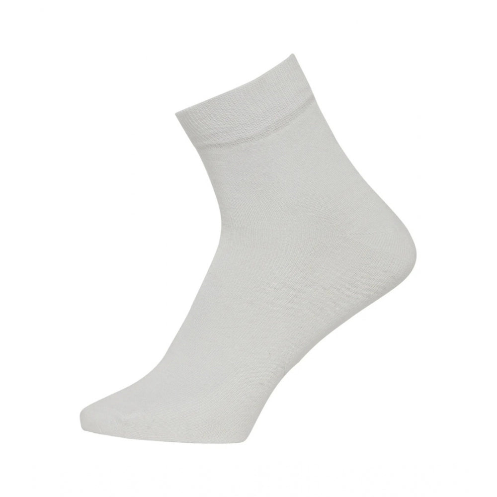 Generic Men's Printed Cotton Spandex Ankle Length Socks (Assorted)