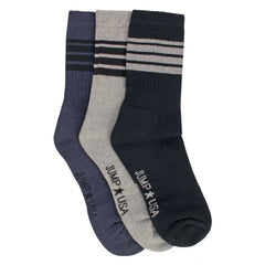 Generic Men's Printed Cotton Spandex Calf Length Socks (Assorted)