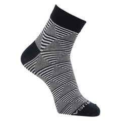 Generic Men's Printed Cotton Spandex Ankle Length Socks (Assorted)