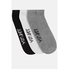 Generic Men's Printed Cotton Spandex Ankle Length Socks (Assorted)