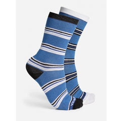 Generic Men's Printed Cotton Spandex Calf Length Socks (Assorted)