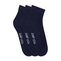 Generic Men's Printed Cotton Spandex Ankle Length Socks (Assorted)