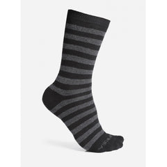 Generic Men's Printed Cotton Spandex Calf Length Socks (Assorted)