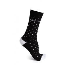 Generic Men's Printed Cotton Spandex Calf Length Socks (Assorted)