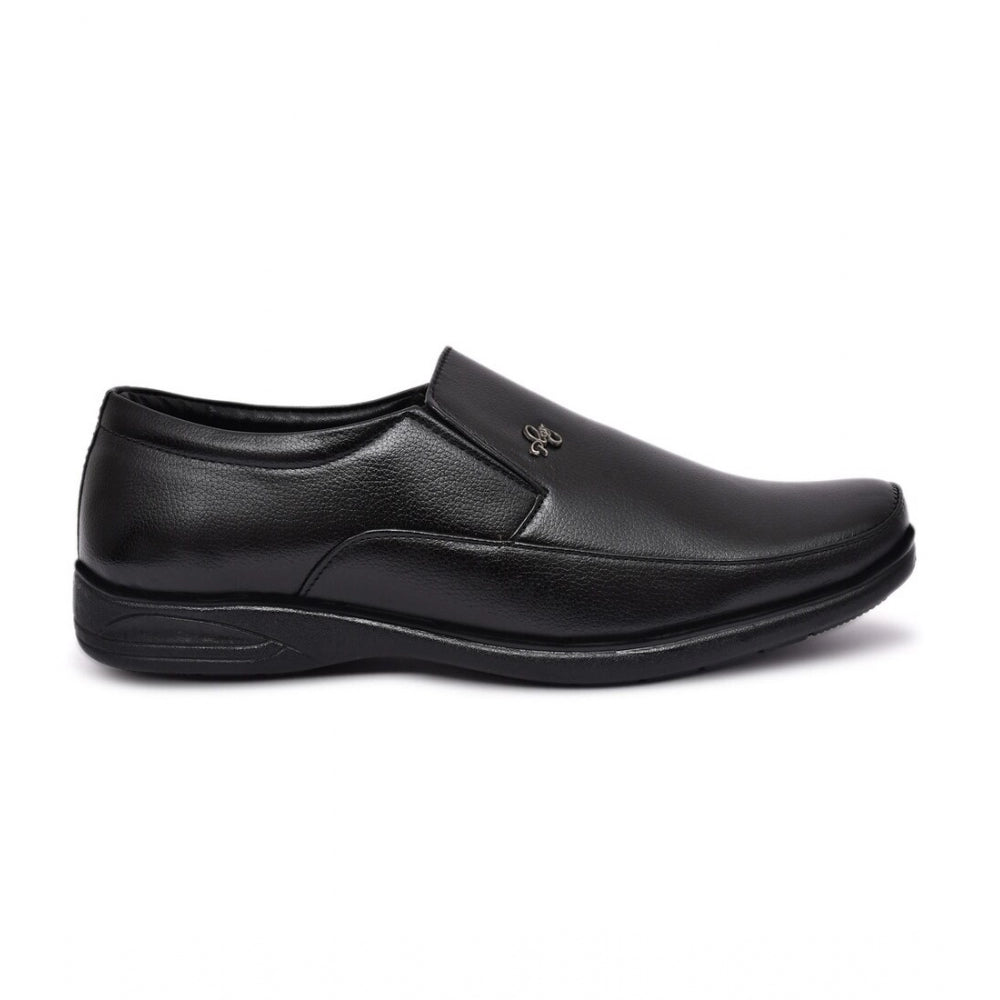 Generic Men's Faux Leather Formal Shoes (Black)