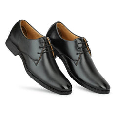 Generic Men's Faux Leather Formal Shoes (Black)