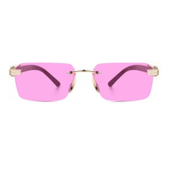 Generic Classic Unisex UV400 Protection Sunglasses (Pink)