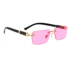 Generic Classic Unisex UV400 Protection Sunglasses (Pink)