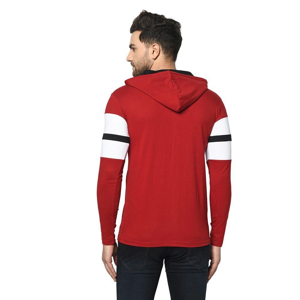 Cotton Solid Full Sleeves Hoodie