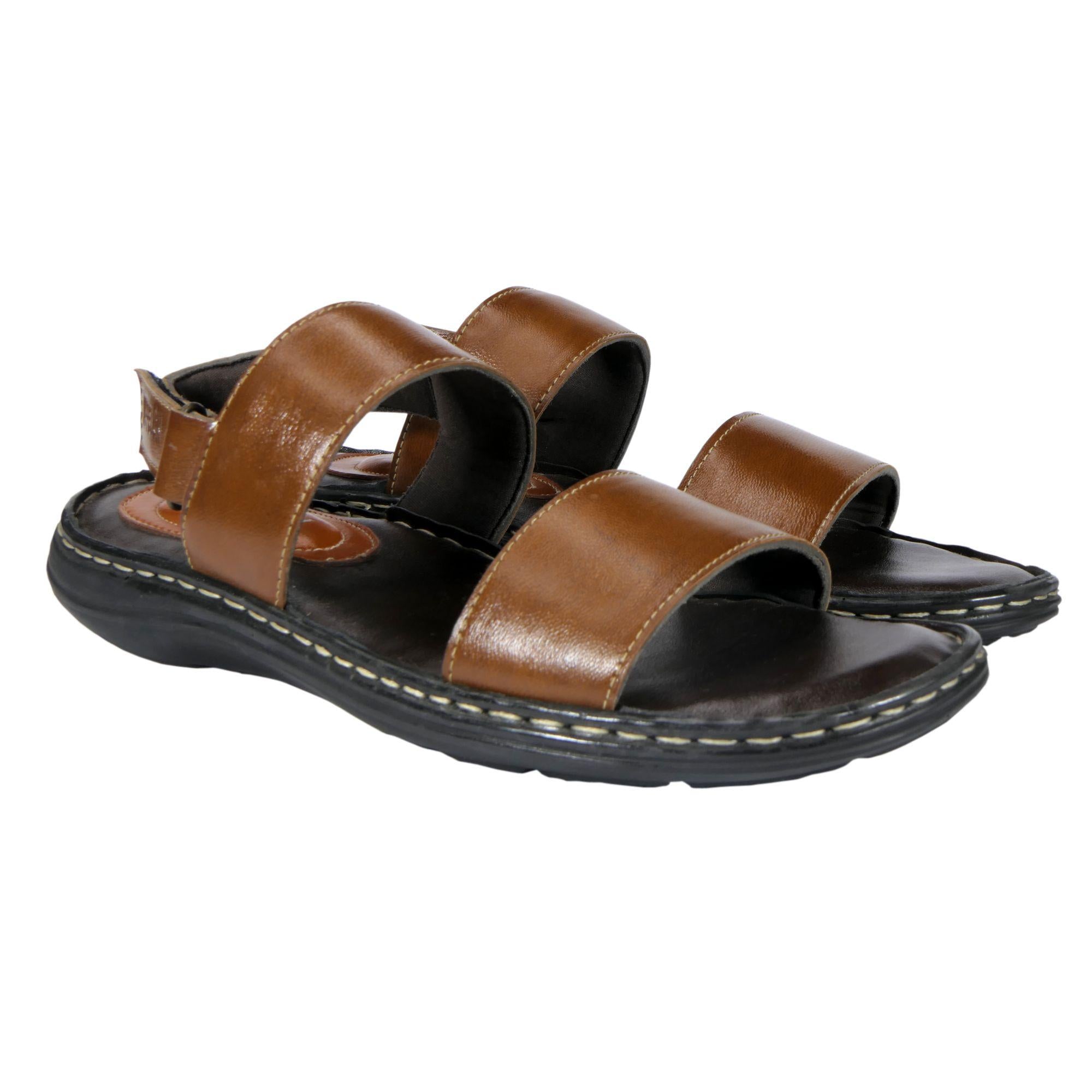 AM PM Men's Daily wear Leather Sandals