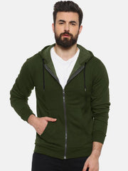 Cotton Solid Full Sleeves Mens Jacket