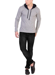 Cotton Solid Hoodie