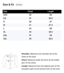 Men's Full Sleeve Casual T-shirts