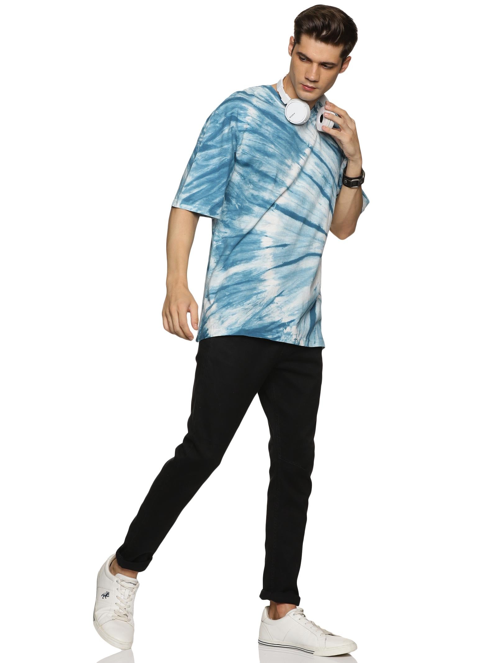 Cotton Printed Half Sleeves Mens Round Neck T-Shirt