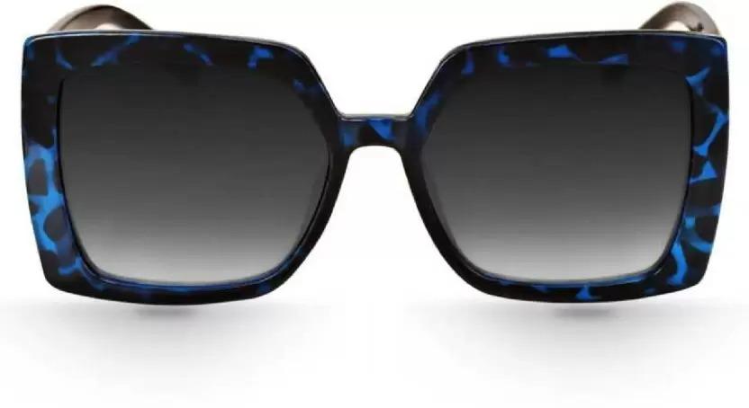 UV-Schutz-Sonnenbrille mit Schmetterlingsmotiv (65) (Für Damen, Schwarz)