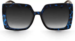 UV-Schutz-Sonnenbrille mit Schmetterlingsmotiv (65) (Für Damen, Schwarz)