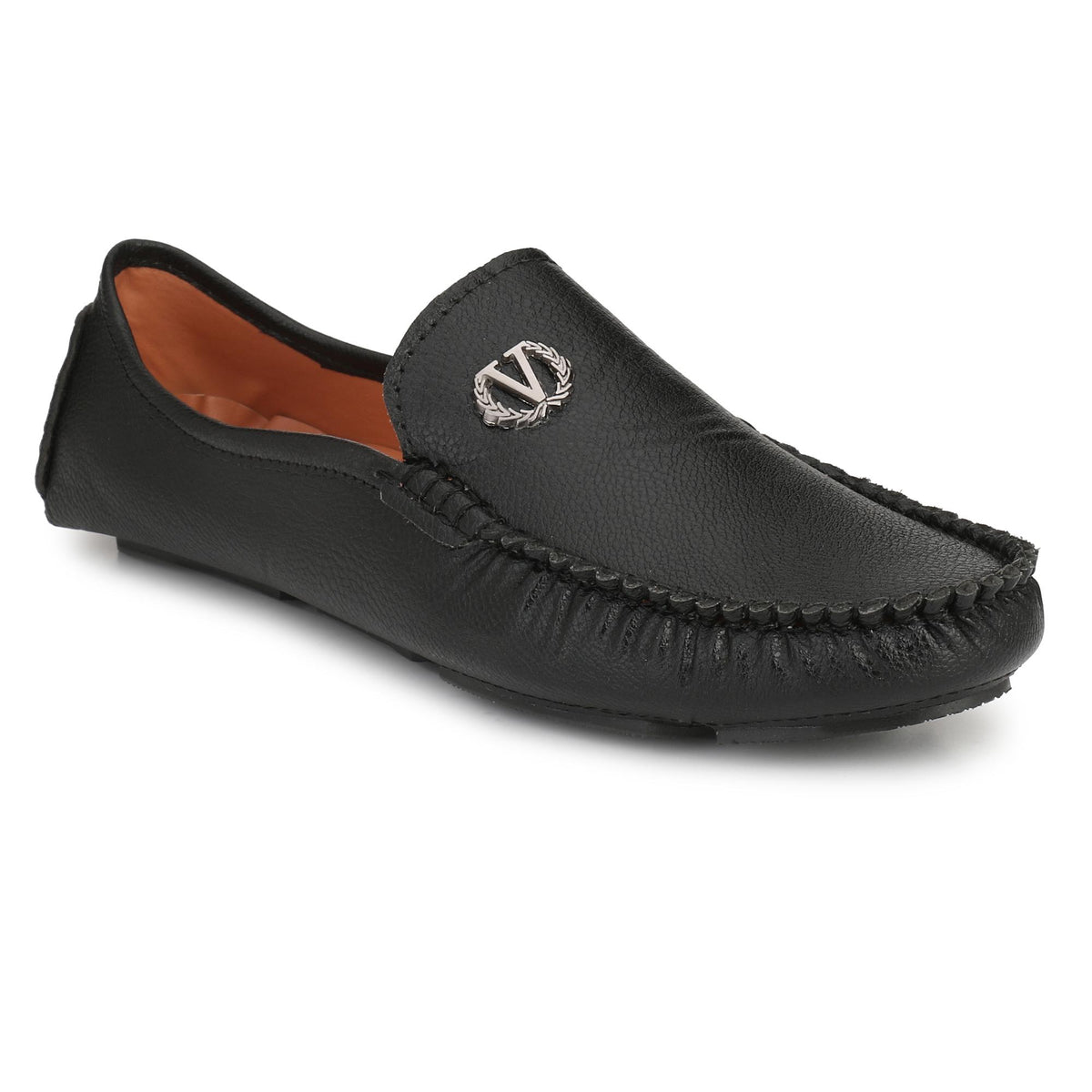 Brawo Schwarze Freizeit-Loafer für Herren und Jungen