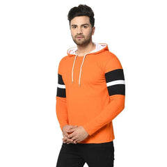 Cotton Solid Full Sleeves Hoodie