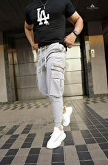 Men's Cotton Texture Stretchable Jogger