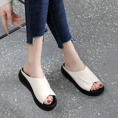 Flat Sandals for Women Fashion Breathable Summer Slip-On