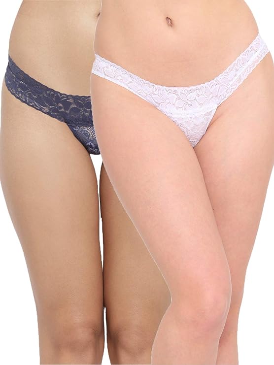 2-Pack Women's Fashionable Thong Panties