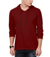 Cotton Solid Hoodie