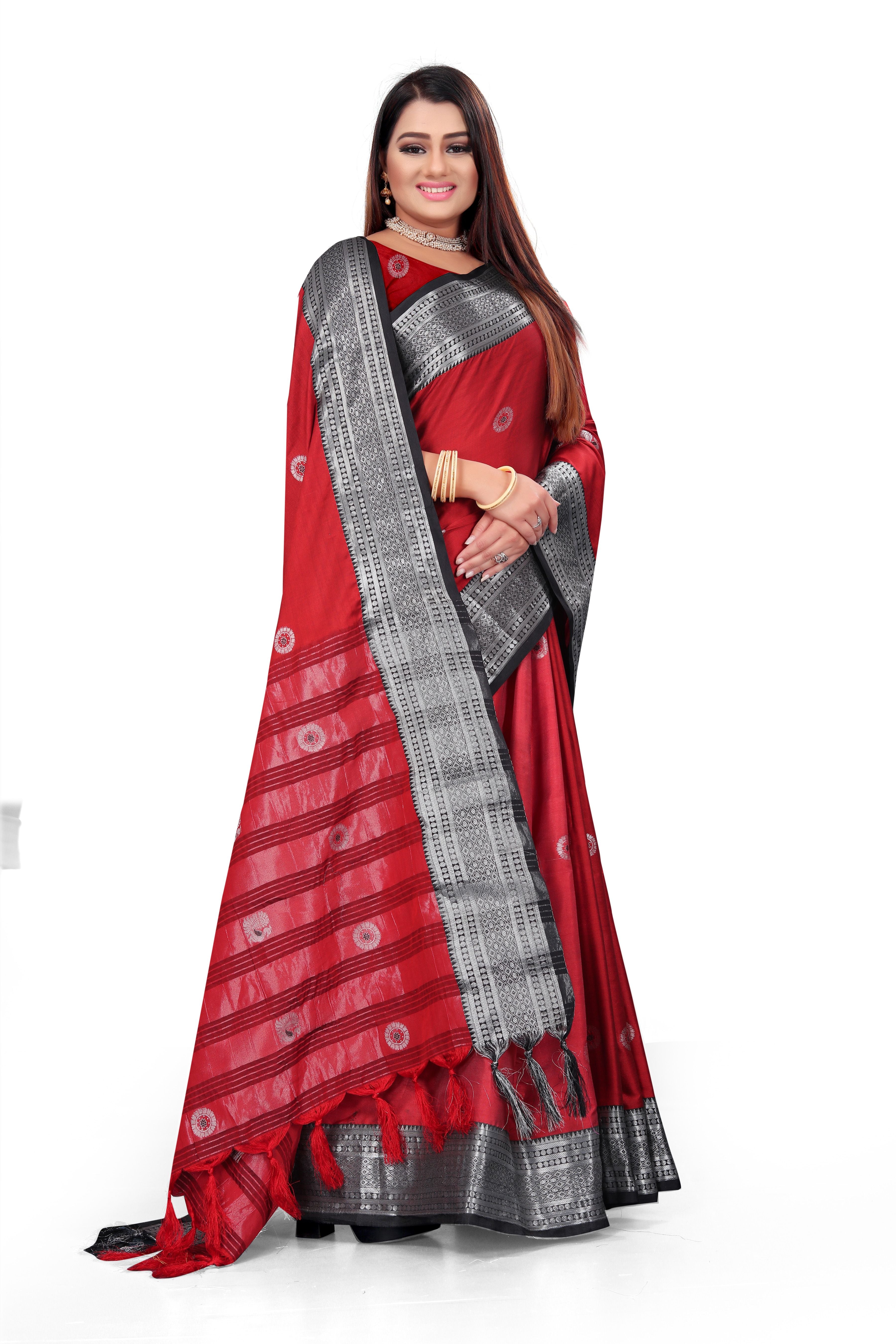 Beautiful Zari Woven Cotton Saree