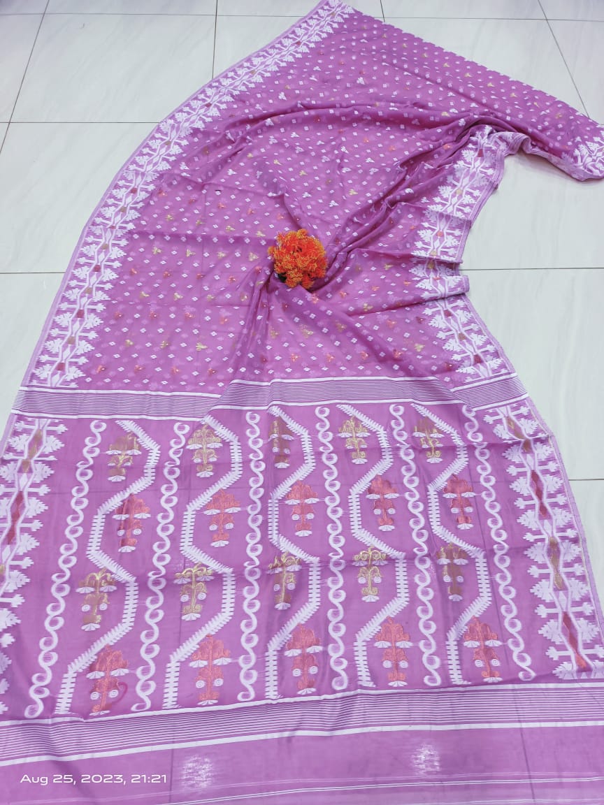 Dhakai Jamdani saree - 5