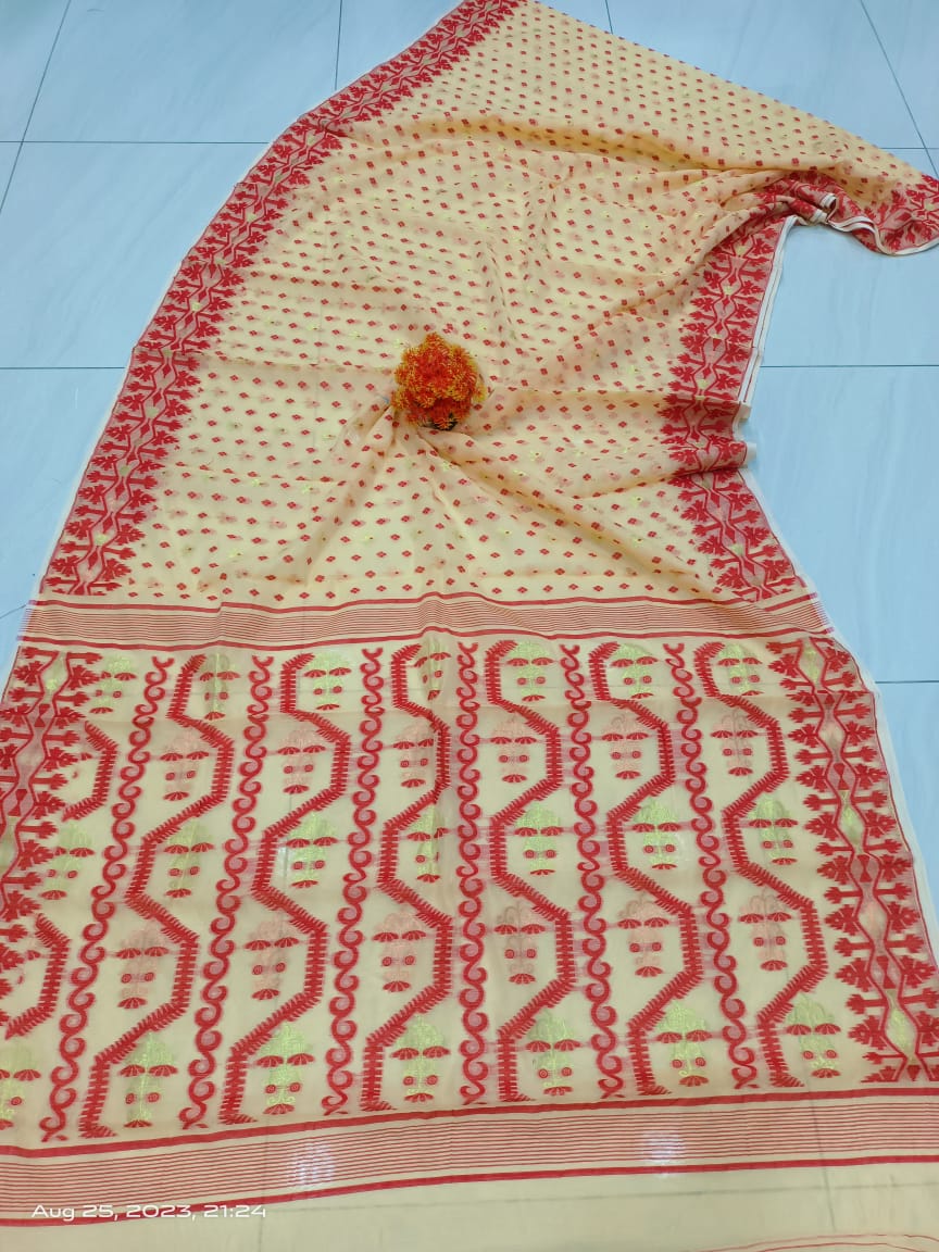 Dhakai Jamdani saree - 6