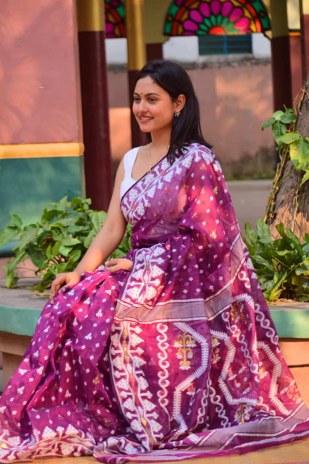 Dhakai Jamdani saree - 9