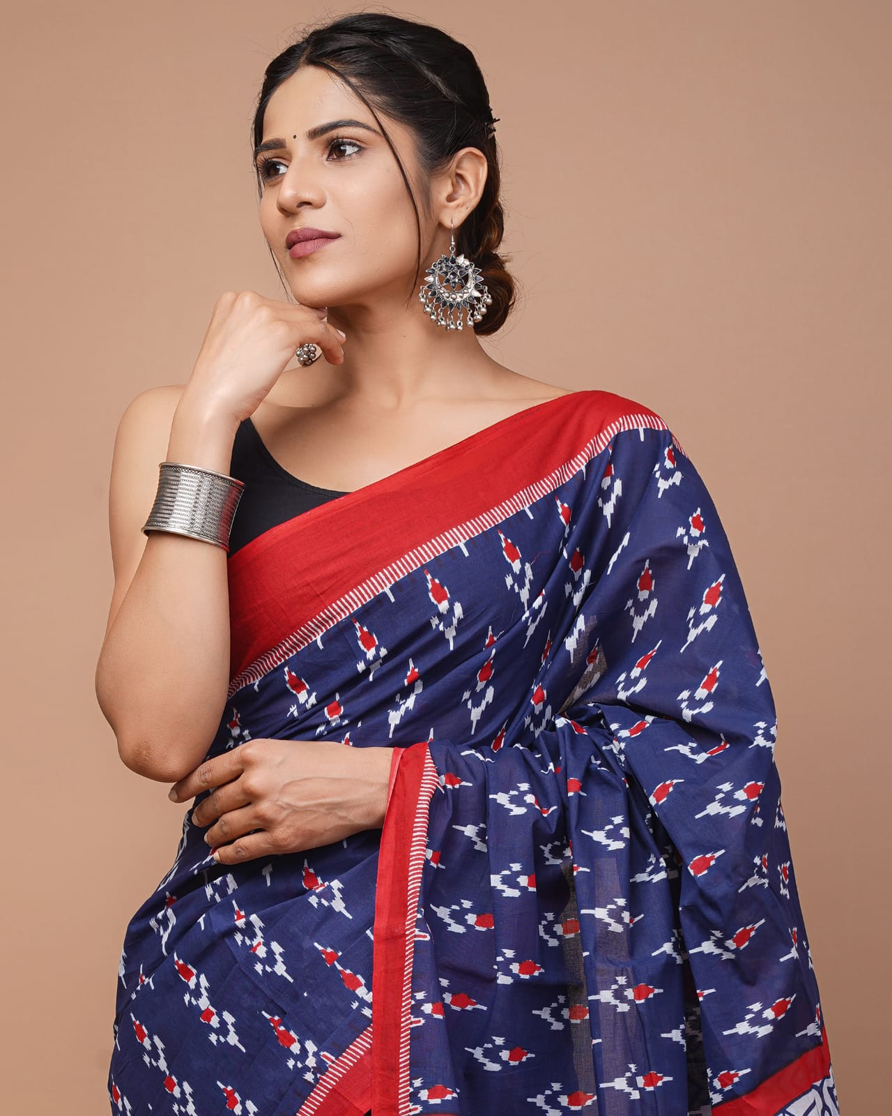 Cotton Molmol Saree - 7