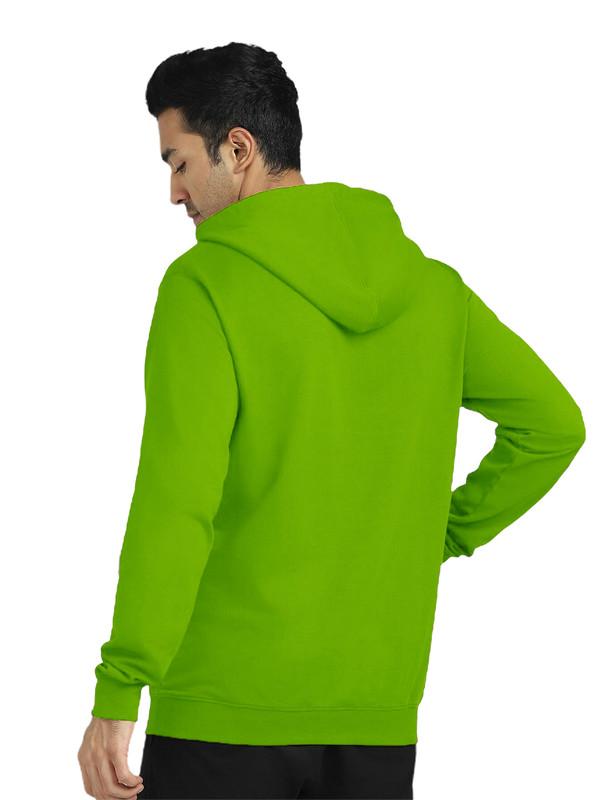 Cotton Solid Full Sleeves Mens Hoodie