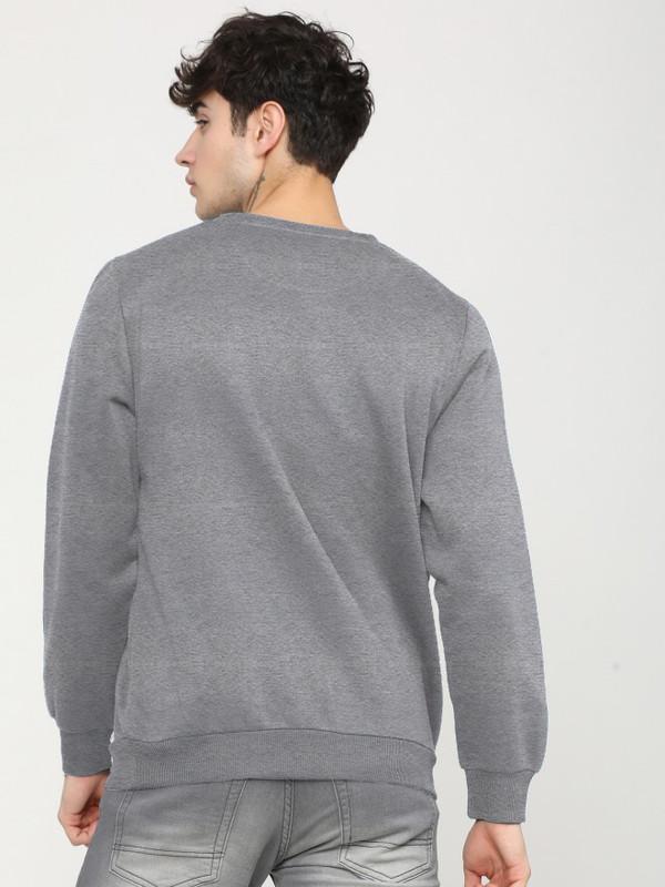 Cotton Solid Full Sleeves Regular Fit Mens Sweatshirt