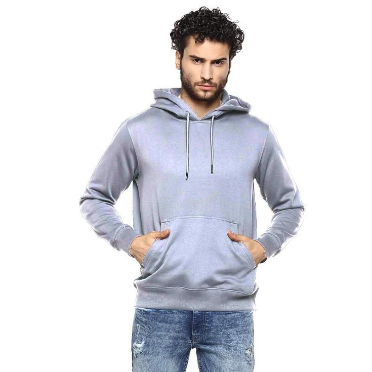 Cotton Solid Hoodie