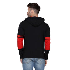 Cotton Solid Full Sleeves Hooded T-Shirts