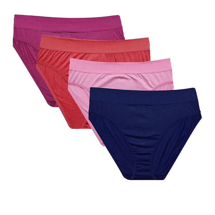 Fair Comfort Where It Counts Hi-Cut Panty, 4er Pack